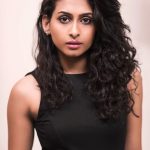 Nithya Naresh, 2018, black dress