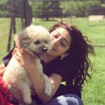 Pranitha Subhash, pet animal, dog, tamil actress