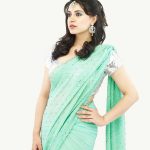 Prerna Khanna, blue saree, graceful