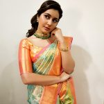 Rashi Khanna, hair style, saree, wallpaper