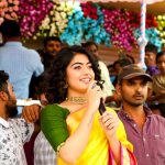 Rashmika Mandanna, function, saree, Geetha Govindam