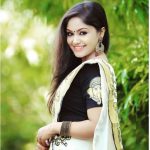 Shritha Sivadas, Dhilluku Dhuddu 2 Actress, white saree, side pose