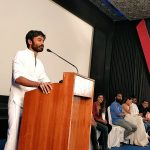 Vada Chennai press Meet, Dhanush, stage