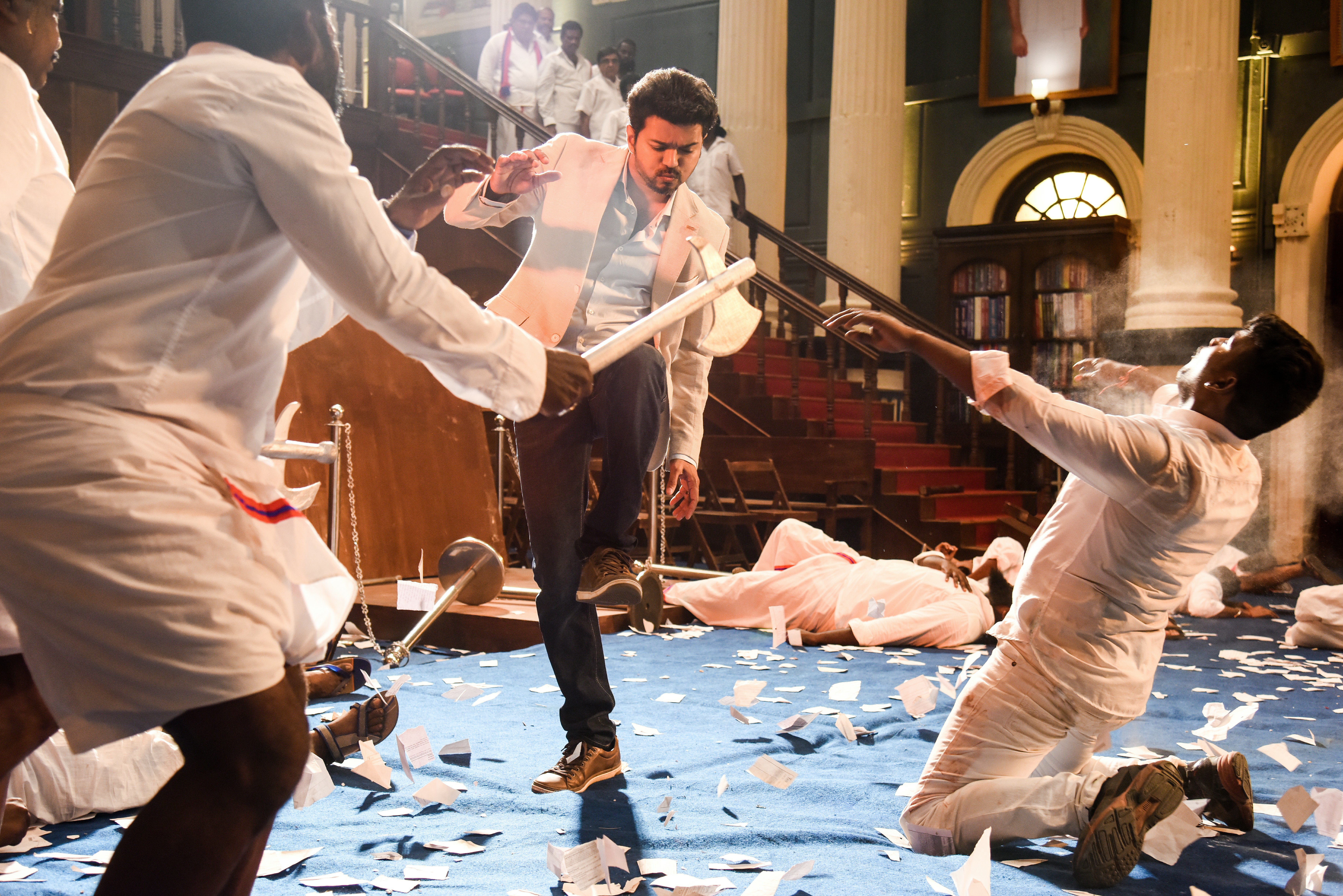 sarkar UHD, For Posters, Thalapathy vijay, action, cm