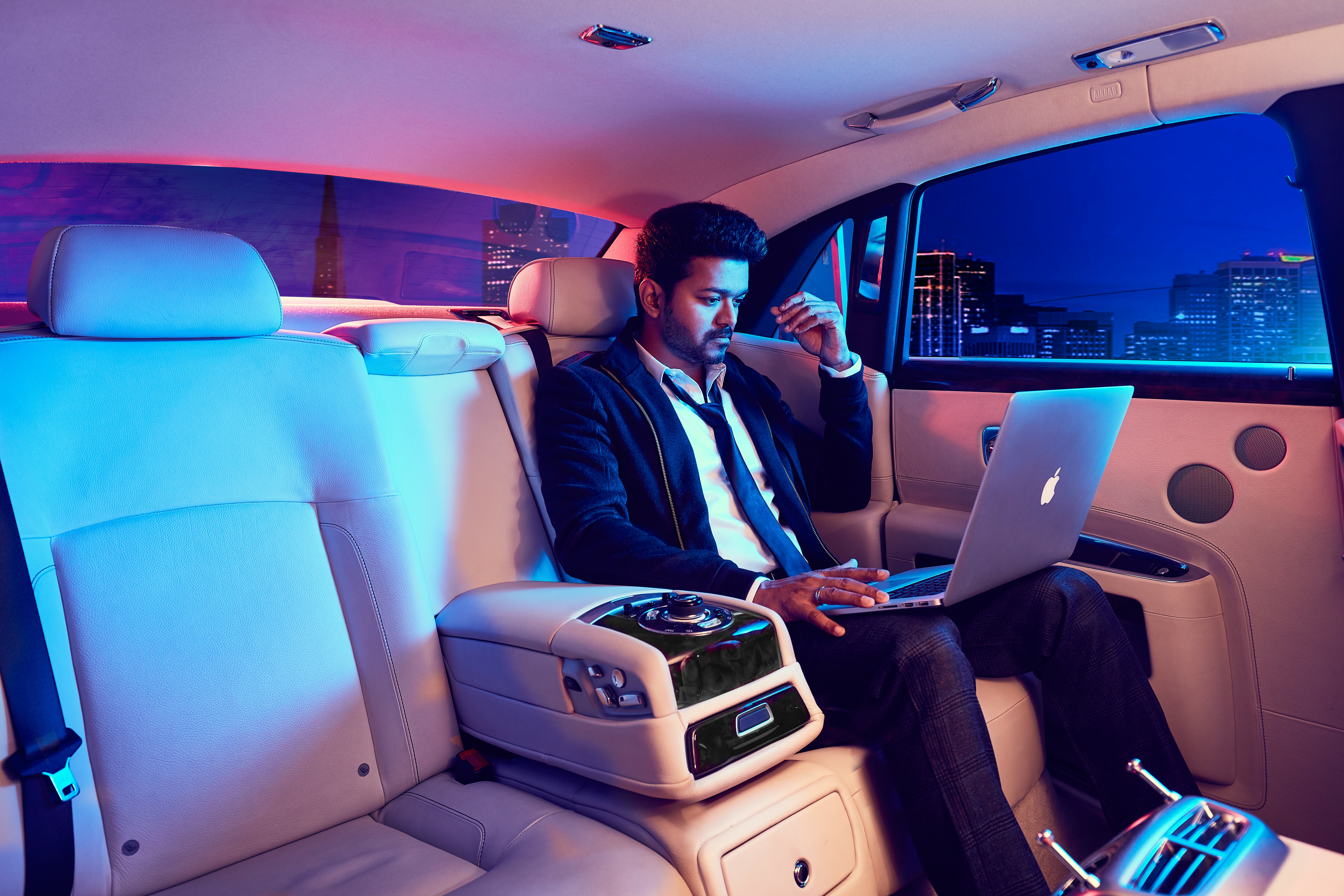 sarkar UHD, For Posters, Thalapathy vijay, car