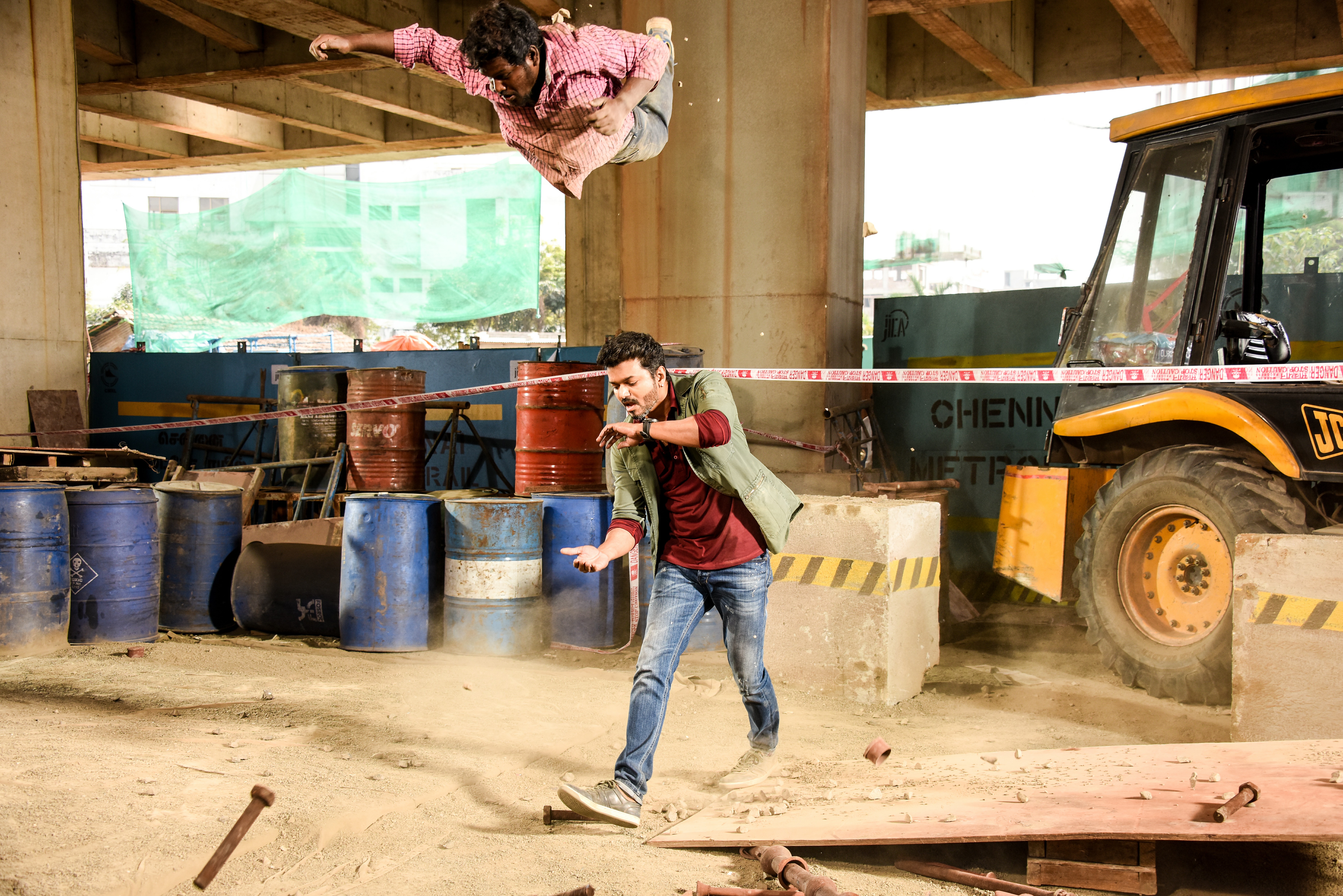 sarkar UHD, For Posters, Thalapathy vijay, new stunt