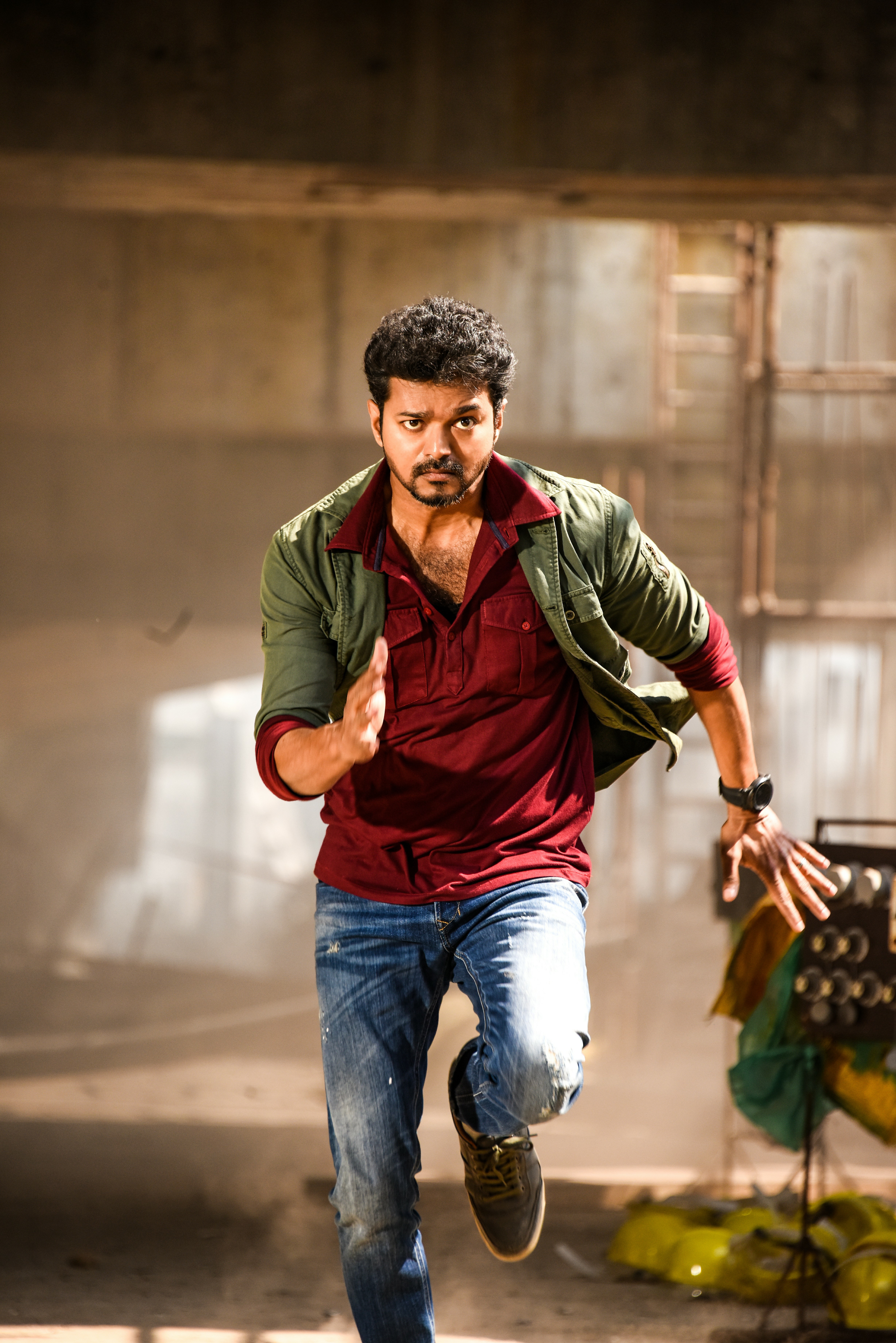 sarkar UHD, For Posters, Thalapathy vijay, running