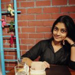 Ammu Abhirami, Raatchasan Child Actress, black dress