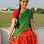 Ammu Abhirami, Ratsasan Actress, thaavani, saree, home