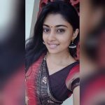 Ammu Abhirami, saree, selfie