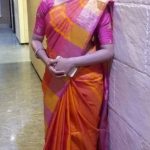 Anitha Sampath, Saree, TV News Anchor, romantic