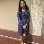 Anitha Sampath, former news anchor, modern dress, spicy