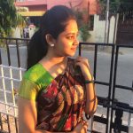 Anitha Sampath, without makeup, sun news, saree, gate