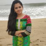 Anitha Sampath, without makeup, vanilai arikai, beach, new look