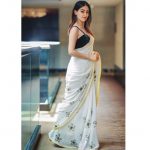 Anu Emmanuel, instagram, saree, event