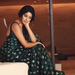 Anu Emmanuel, movie, promotion, saree, glamour