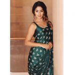 Anu Emmanuel, shy, saree, movie promotion