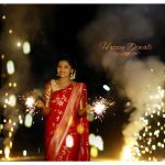 Athulya Ravi, diwali, crackers