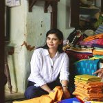 Chinmayi, saree, hd, wallpaper