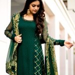 Keerthi Suresh, causal, green dress, tamil actress