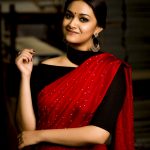 Keerthi Suresh, red saree, saree, traditioanl dress, Sarkar