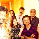 Keerthi Suresh, sarkar, team, thalapathy vijay, success party,