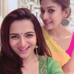 Nayanthara, Divya Dharshini, selfie, cute ladies