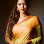 Nivetha Pethuraj, saree, hd, traditional look, tamil actress, wallpaper