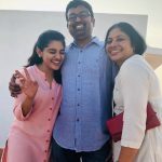 Nivetha Thomas, father, mom, happy face, family