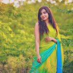 Parvatii Nair, natural, saree, green saree, tv show