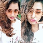 RX 100, Payal Rajput, glass, collage