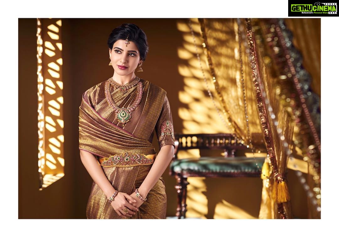 Samantha Akkineni Latest Saree Photoshoot Ad Gethu Cinema