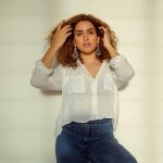 Sanya Malhotra, Badhaai Ho Actress, white shirt