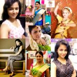 Subiksha, colllage, saree, tamil actress