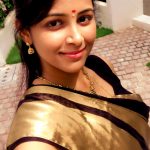 Subiksha, tamil actress, selfie, saree, traditional