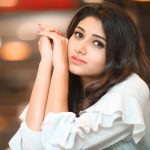 Adhiti menon, cute face, white dress