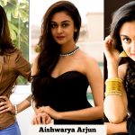 Aishwarya Arjun, 2018, actress, hd, wallpaper, saree, photoshoot