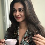 Aishwarya Arjun, tea, cup, actress, sarja daughter