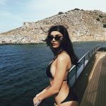 Amy Jackson, Bikini, vacation, sea, actress, glamour