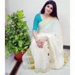Anjena Kirti, RK Nagar, kerala saree,  naughty