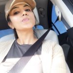 Anju Kurian, car, cap