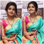 Anupama Parameswaran, collage, cute, saree