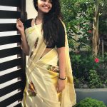 Anupama Parameswaran, kerala saree, saree, malayalam, hd