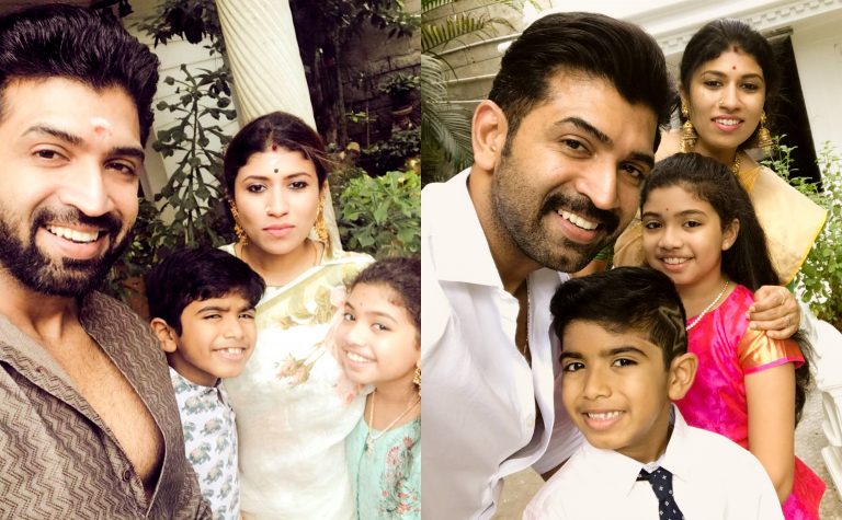 Actor Arun Vijay 2018 Family Picture Collections
