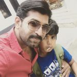 Arun Vijay, family, son, Arnav, selfie