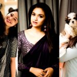 Keerthy Suresh, hd, 2018, collage, cute, sare, wallpaper, tamil actress