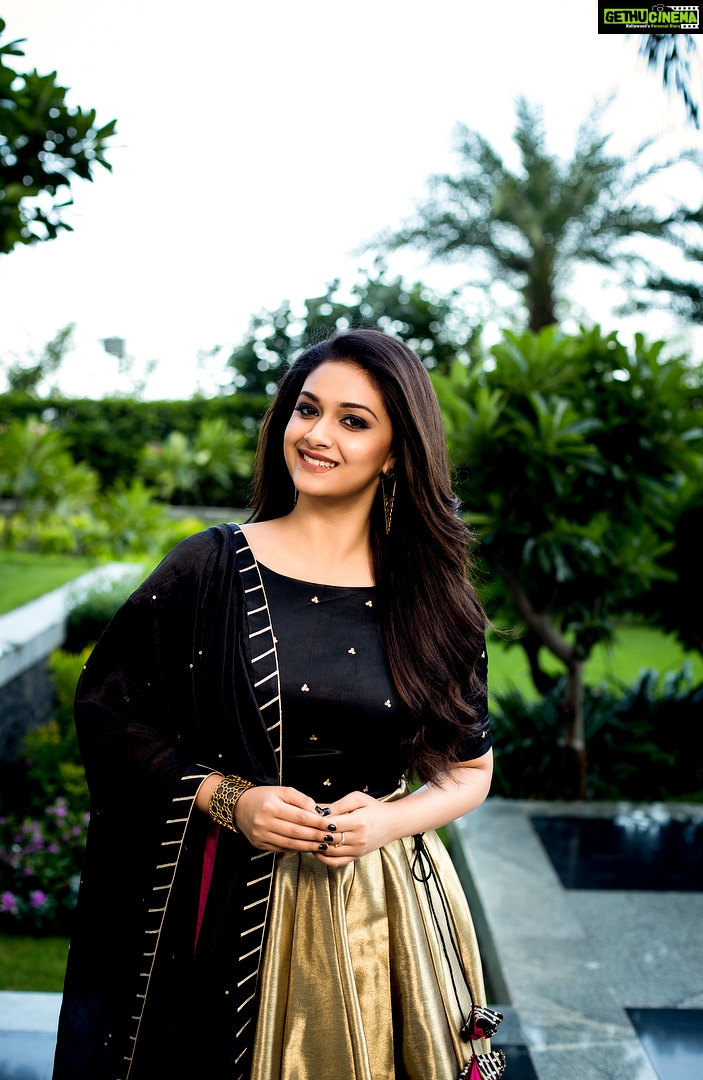 Keerthy Suresh Hd Instagram Black Dress Tamil Actress Gethu Cinema