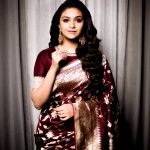 Keerthy Suresh, hd, saree, cute, actress