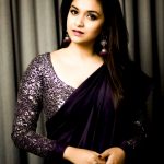 Keerthy Suresh, hd, wallper, saree, heroine