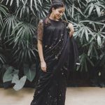 Lavanya Tripathi, shy, black dress, saree